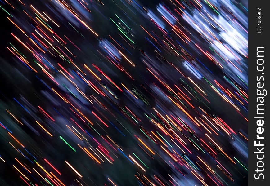 An abstract holiday background of colorful Christmas lights. An abstract holiday background of colorful Christmas lights.