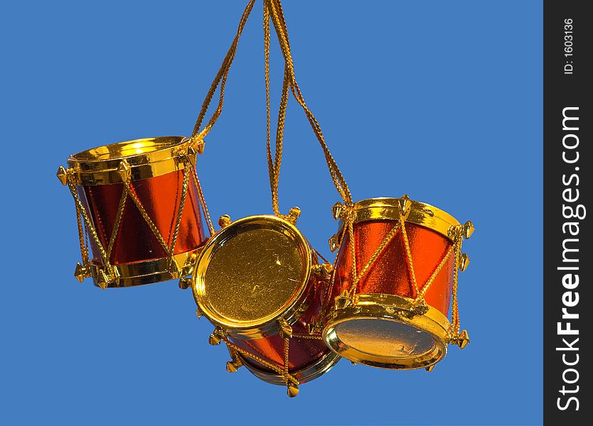 A photo of christmas drums