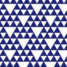 Blue Triangle Mosaic Stock Photography Blue Triangle Mosaic Stock Photography