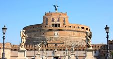 Castel Sant  Angelo In Rome, Italy Stock Photo