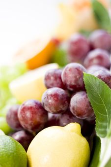 Fresh Ripe Fruits Stock Photography