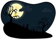 Night On Halloween Stock Images