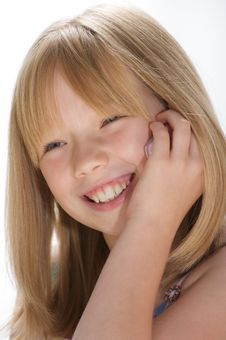 Smiling Young Girl Royalty Free Stock Images