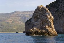 Rock At The Adriatic Sea Stock Photos Rock At The Adriatic Sea Stock Photos