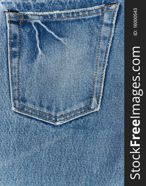 Texture of blue jeans clothing. Texture of blue jeans clothing