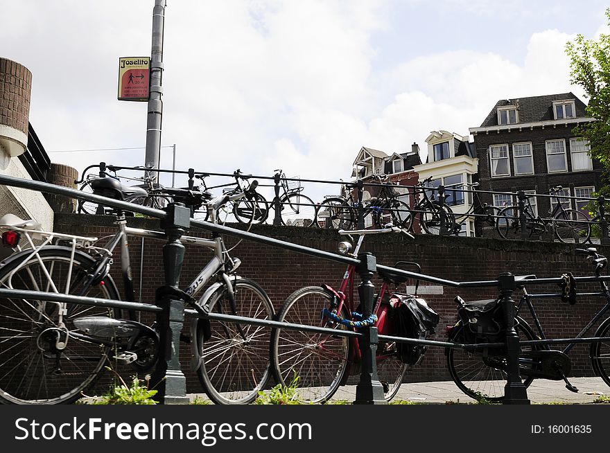 Bicycle In Amsterdam