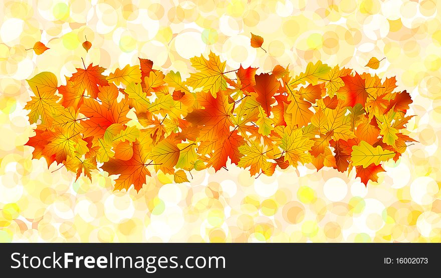 Autumn background. EPS 8 file included