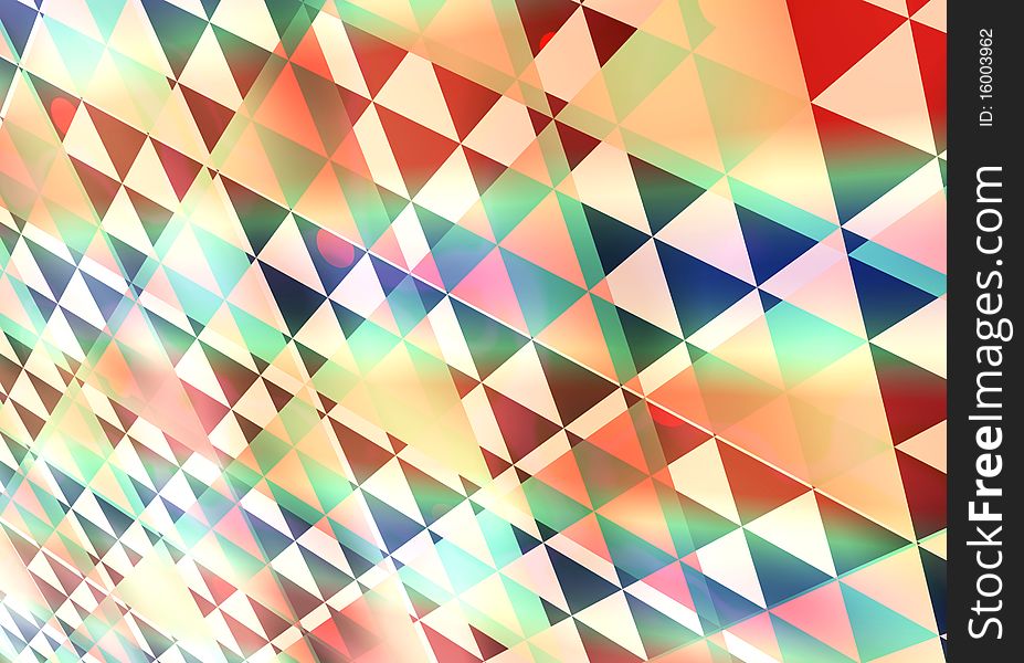 Abstract creative image of the geometric rainbow background. Abstract creative image of the geometric rainbow background