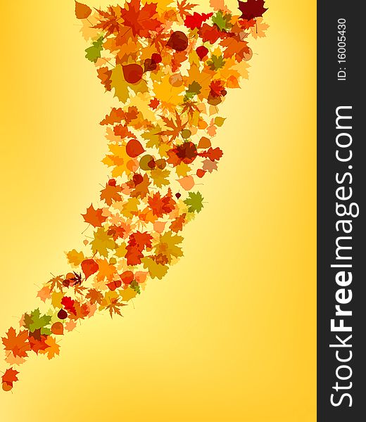 Abstract Leaves Background