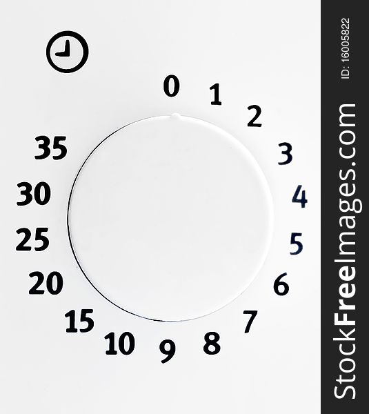 Time dial of microwave