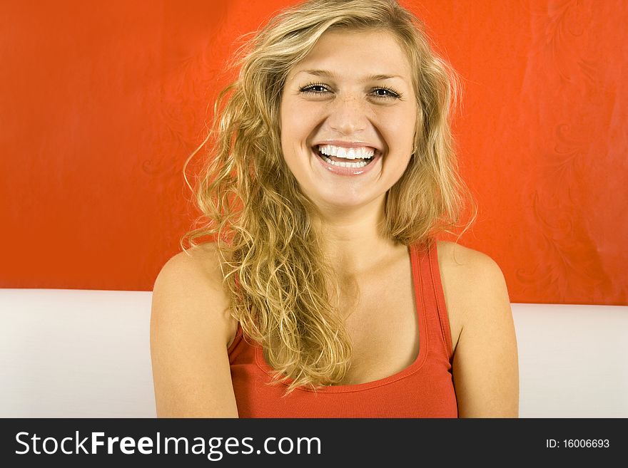 Young Woman Laughing
