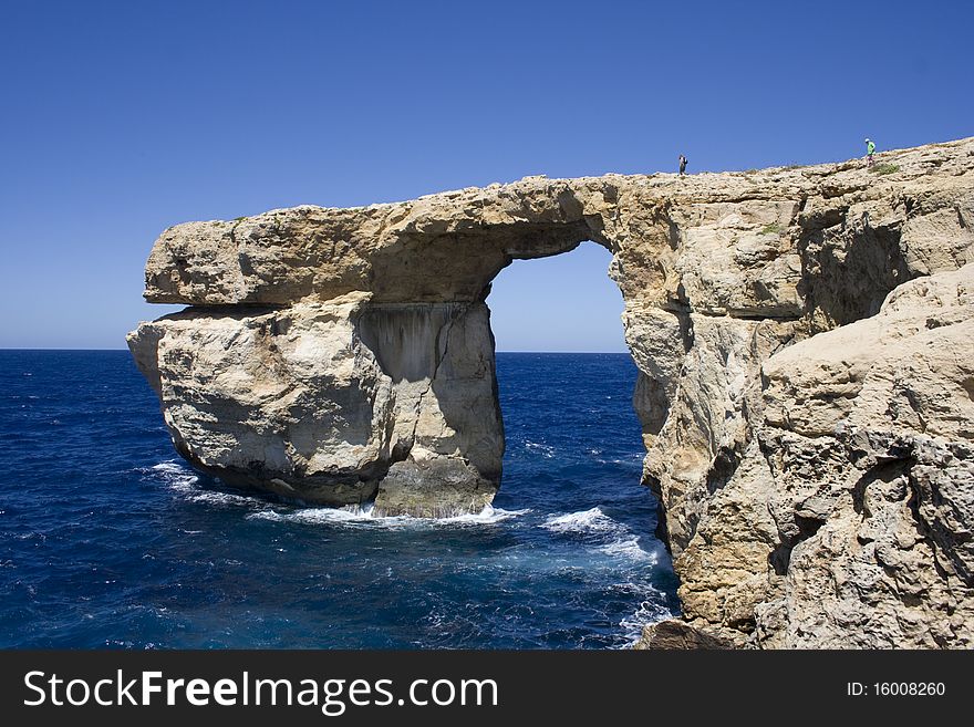 Azure window, Dwejra, gozo island