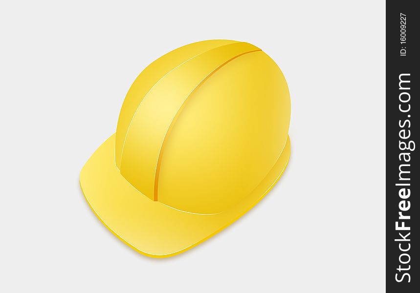 Image of under construction with safety helmet