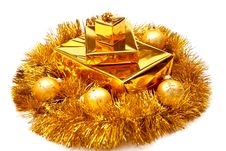 Yellow Gifts Boxes Royalty Free Stock Photo