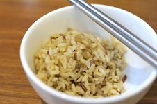 Cooked, Red Unpolished Rice Royalty Free Stock Image Cooked, Red Unpolished Rice Royalty Free Stock Image