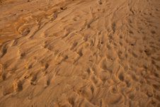 Sand Waves. Stock Photography