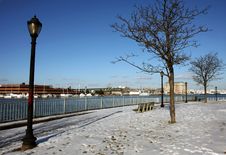 Boston S Harbor In Winter Royalty Free Stock Images Boston S Harbor In Winter Royalty Free Stock Images