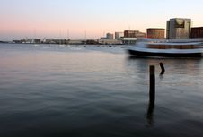 Boston S Harbor At Sunset Royalty Free Stock Images Boston S Harbor At Sunset Royalty Free Stock Images