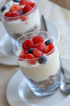 Trifle In A Glass Stock Image Trifle In A Glass Stock Image