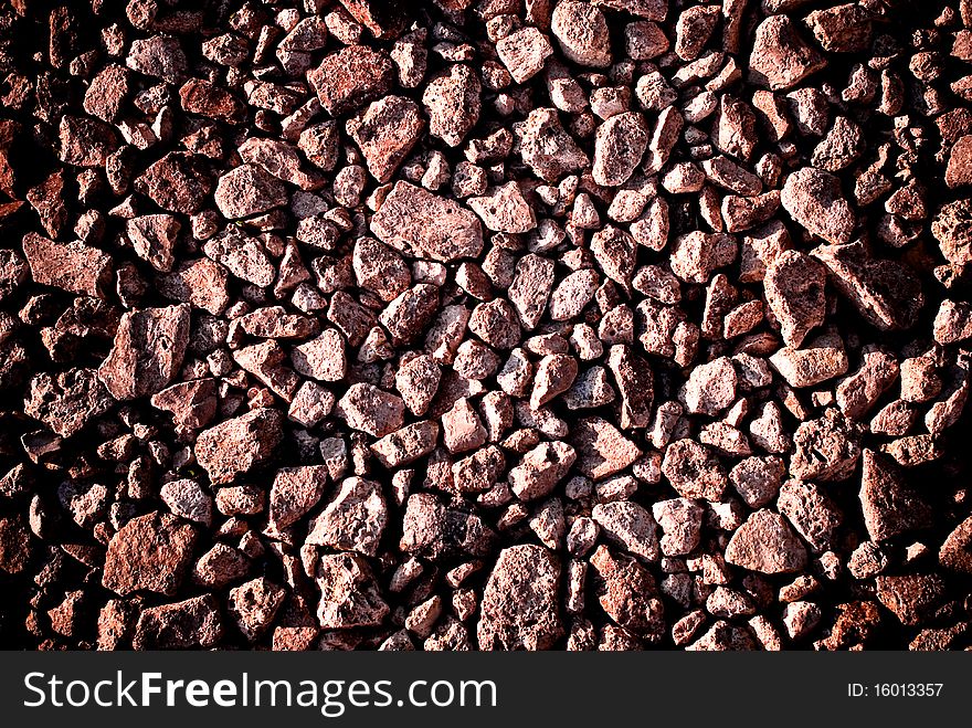 Background texture with many small stones. Background texture with many small stones