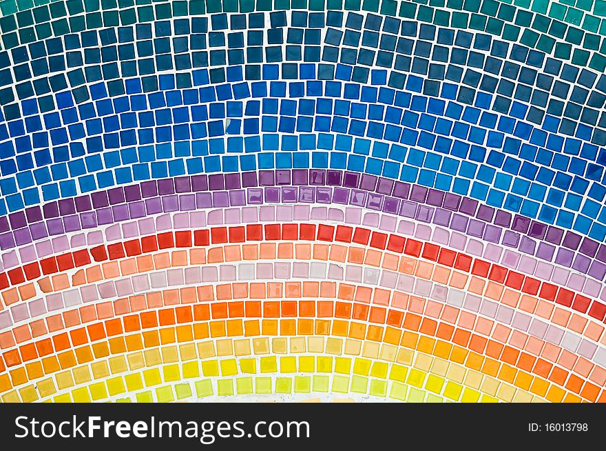 Colorful Mosaics on the floor