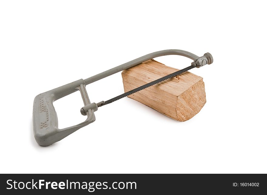 Hacksaw isolated on a background