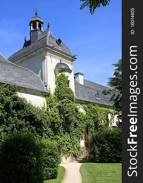 Building in the Chenonceau castle, Loire valley, France. Building in the Chenonceau castle, Loire valley, France