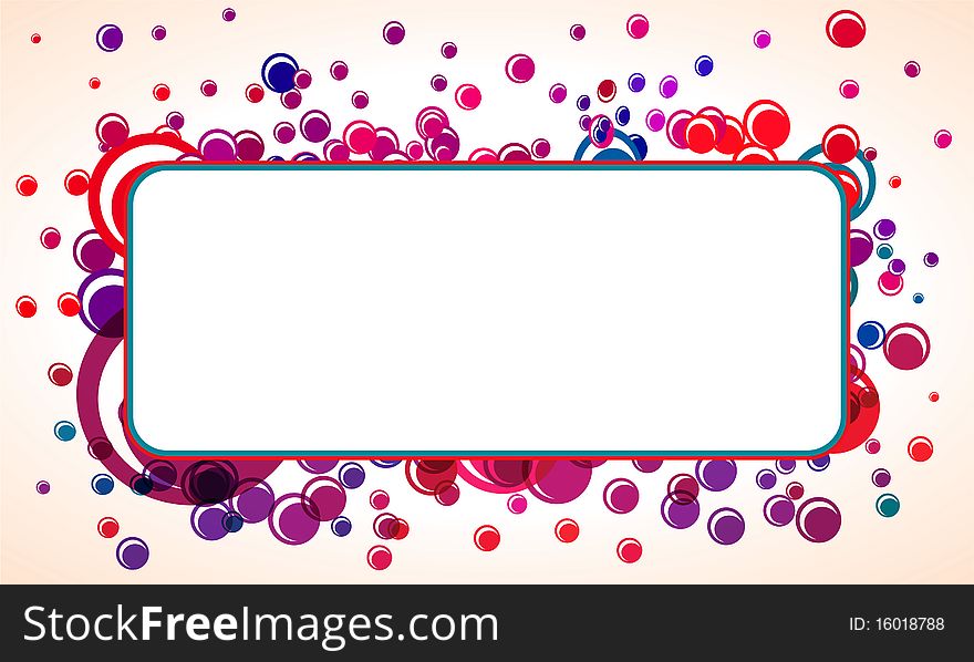 Abstract colorful background. Vector.