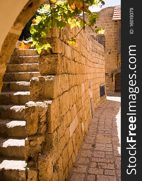Jaffa ,an Alley in the old city, Jaffa is part of Tel Aviv city in Israel. Jaffa ,an Alley in the old city, Jaffa is part of Tel Aviv city in Israel
