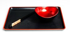 Chop Sticks And A Bowl Royalty Free Stock Photos Chop Sticks And A Bowl Royalty Free Stock Photos