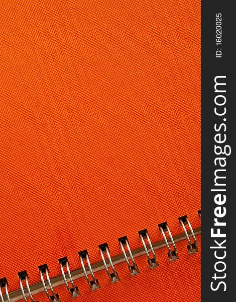 Orange notebook