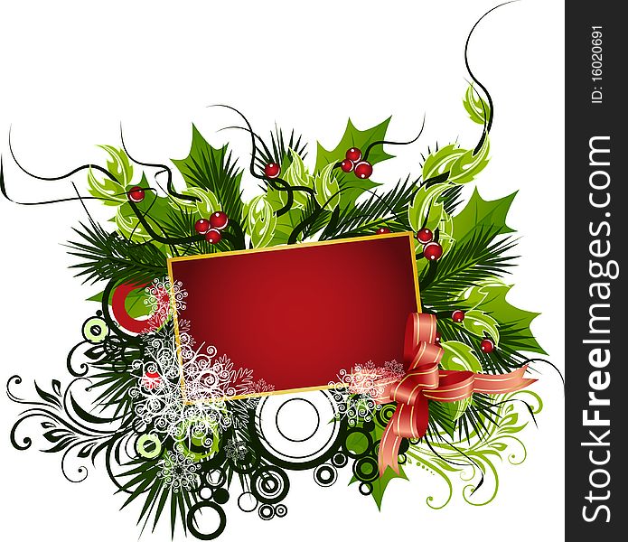Seasonal surface for your greeting message. Seasonal surface for your greeting message