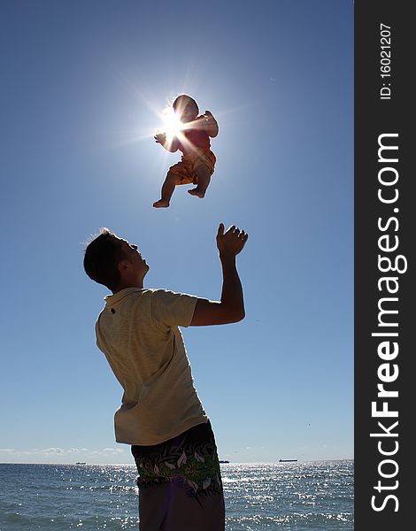 Father  with his daughter