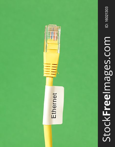 Close Up Of Ethernet Cable