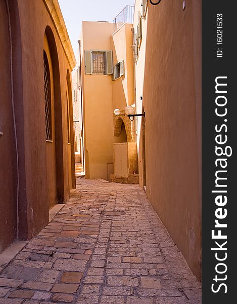 Details Of Architecture Streets Of Jaffa.