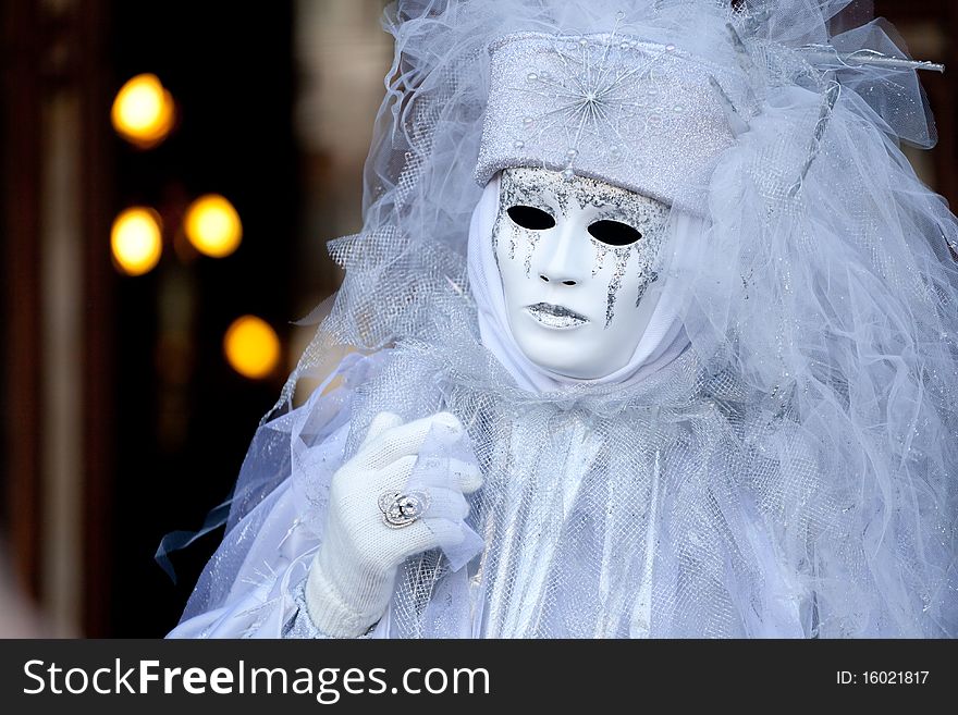 Carnival mask on carnival in Venice. Carnival mask on carnival in Venice