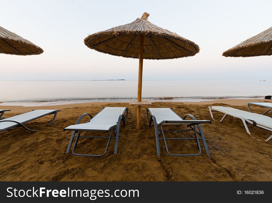 Early Morning On Beach