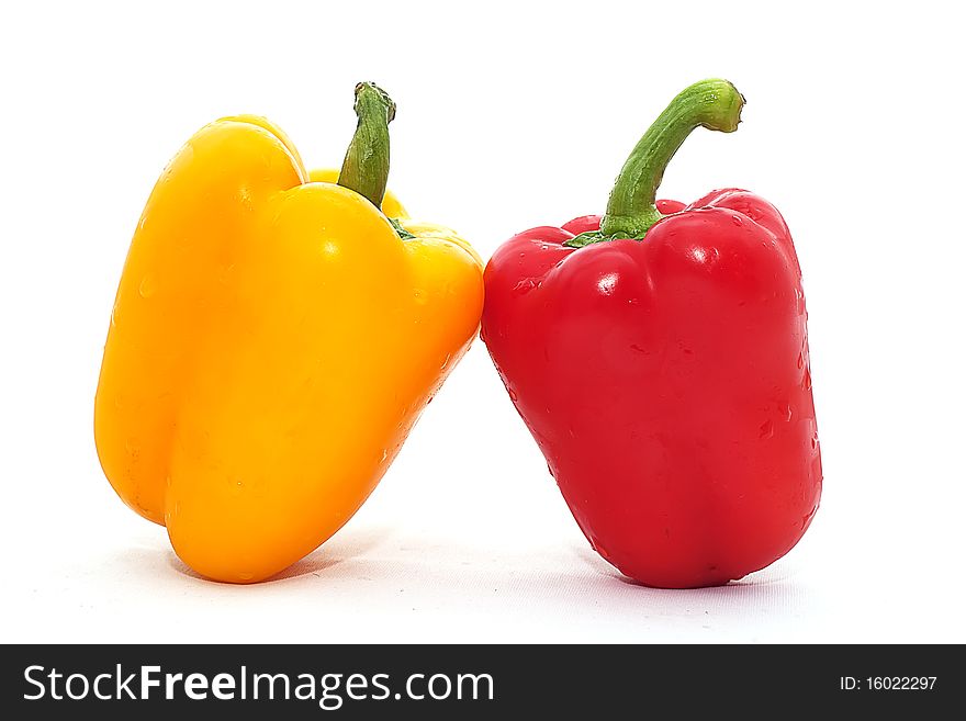 Fresh tasty ripe juicy pepper