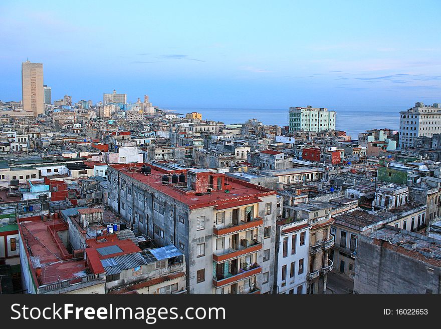 Havana´s roofs and houses