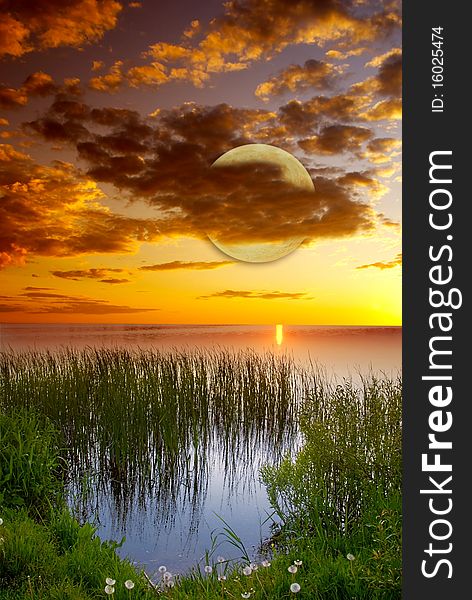 Fantasy background which can be used in Digital art. Fantasy background which can be used in Digital art.