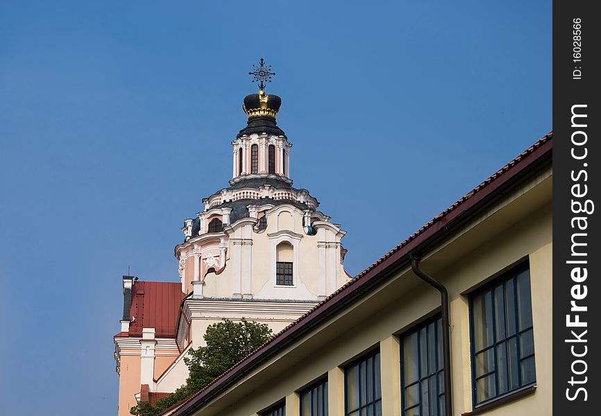 St. Casimir's, the oldest baroque church in the Vilnius city, Lithuania. St. Casimir's, the oldest baroque church in the Vilnius city, Lithuania