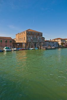 Mula Palace At Murano Island, Italy Royalty Free Stock Photography Mula Palace At Murano Island, Italy Royalty Free Stock Photography