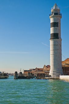 Lighthouse Locatad At Murano Island, Italy Royalty Free Stock Photos Lighthouse Locatad At Murano Island, Italy Royalty Free Stock Photos