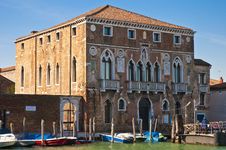 Mula Palace At Murano Island, Italy Stock Photography Mula Palace At Murano Island, Italy Stock Photography