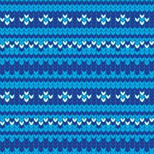 Seamless Knitted Background Royalty Free Stock Images