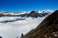 Snow Mountain Royalty Free Stock Photo Snow Mountain Royalty Free Stock Photo