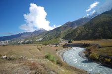 View Of Annapurna, Nepal Royalty Free Stock Photo