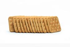 Stack Of Crackers Royalty Free Stock Photography