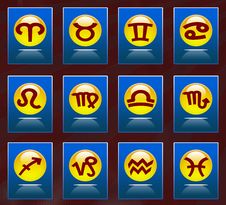 The 12 Signs Of The Zodiac Stock Photography The 12 Signs Of The Zodiac Stock Photography