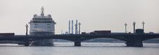 Bridge On The River In Saint-Petersburg, Russia Stock Image Bridge On The River In Saint-Petersburg, Russia Stock Image